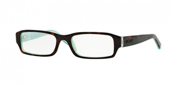 DKNY DY4585B Eyeglasses, 3388 HAVANA-AZURE (HAVANA)