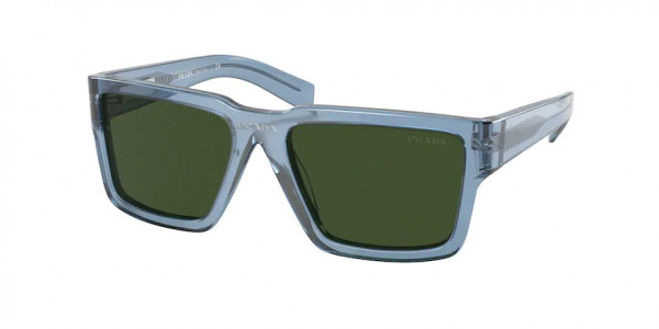 Prada PR 10YSF Sunglasses, 01X1I0 ASTRAL CRYSTAL DARK GREEN (TRANSPARENT)