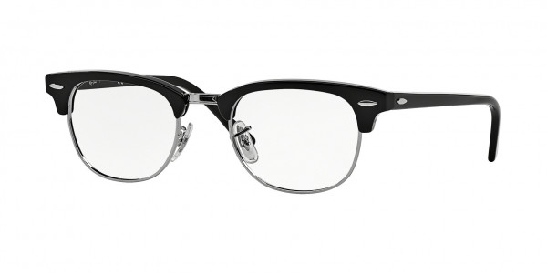 Ray-Ban Optical RX5154 CLUBMASTER Eyeglasses, 2000 CLUBMASTER BLACK (BLACK)