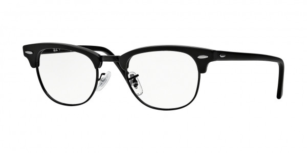 Ray-Ban Optical RX5154 CLUBMASTER Eyeglasses, 2077 CLUBMASTER MATTE BLACK (BLACK)