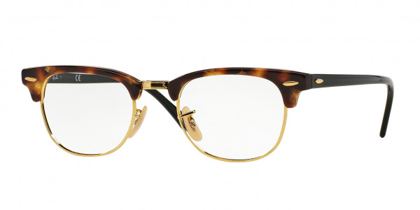 Ray-Ban Optical RX5154 CLUBMASTER Eyeglasses, 5494 CLUBMASTER BROWN HAVANA (BROWN)