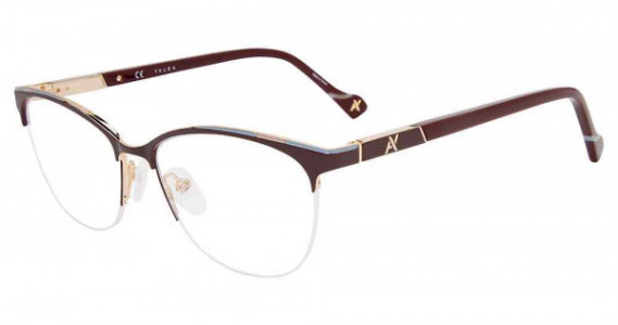 Yalea VYA001 Eyeglasses, BURGUNDY (0A93)