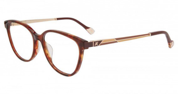 Yalea VYA005 Eyeglasses, Brown