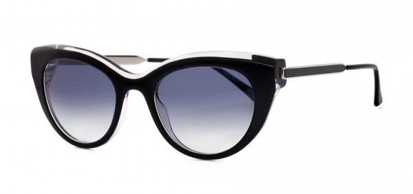 Thierry Lasry DIAMONDY Sunglasses, Black & Clear