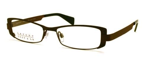 Lafont Issy & La Sonia Eyeglasses, Brown 574