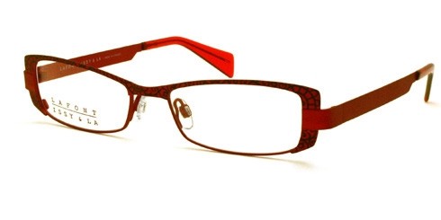 Lafont Issy & La Sonia Eyeglasses, Red 657