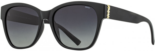 INVU INVU Sunwear 254 Sunglasses, 1 - Black / Gold