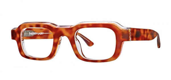 Thierry Lasry KULTURY Eyeglasses, Honey Tortoiseshell & Clear
