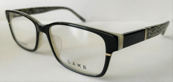 L.A.M.B. LAUF089 Eyeglasses, Black (BLK)