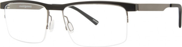 Jhane Barnes Irregular Eyeglasses, Black