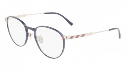 Lacoste L2284E Eyeglasses, (400) SEMIMATTE BLUE