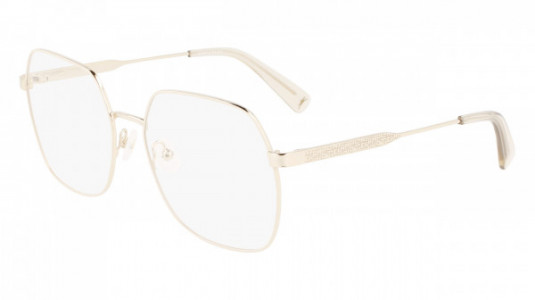 Longchamp LO2148 Eyeglasses, (771) GOLD/IVORY