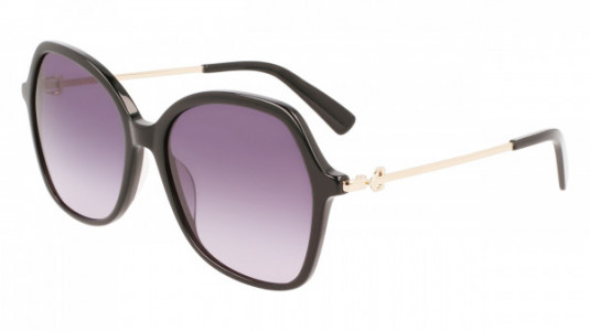 Longchamp LO705S Sunglasses, (001) BLACK
