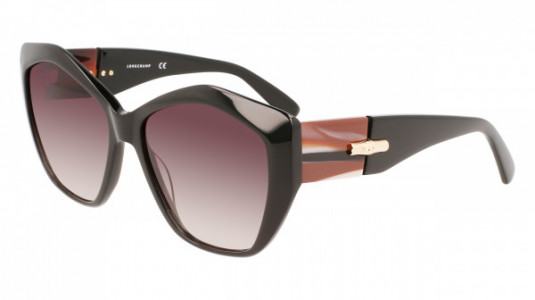 Longchamp LO712S Sunglasses, (001) BLACK
