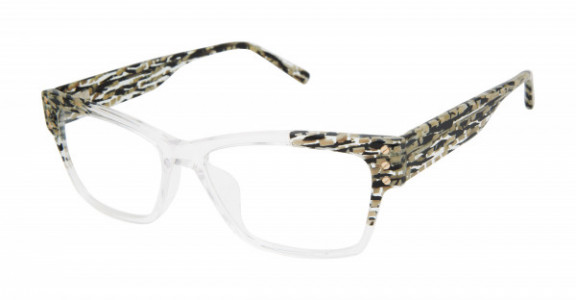 L.A.M.B. LAUF097 Eyeglasses, Crystal (CRY)