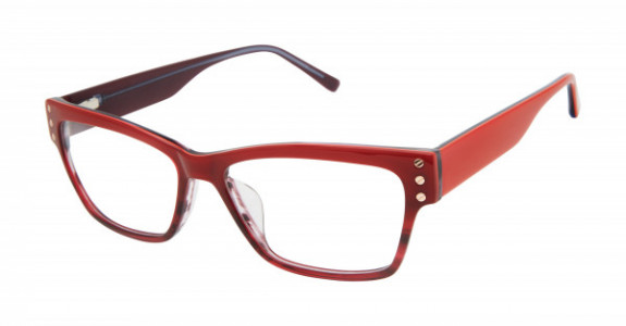 L.A.M.B. LAUF097 Eyeglasses, Red (RED)