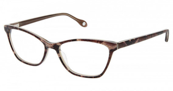 Fysh UK F-3684 Eyeglasses, S402-BROWN SNAKE