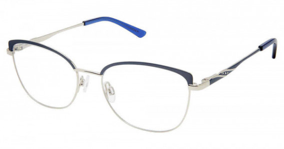 SuperFlex SF-601 Eyeglasses, S201-INDIGO SILVER