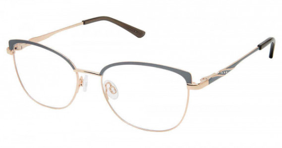 SuperFlex SF-601 Eyeglasses, S203-GREY ROSE GOLD