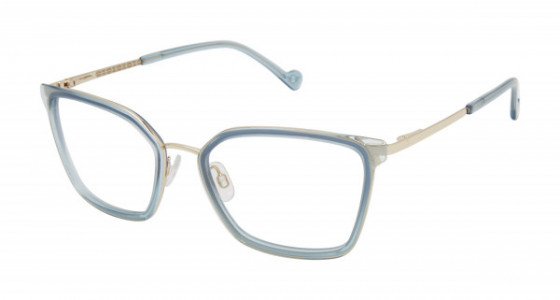 MINI 761011 Eyeglasses, Blue/Gold - 70 (BLU)