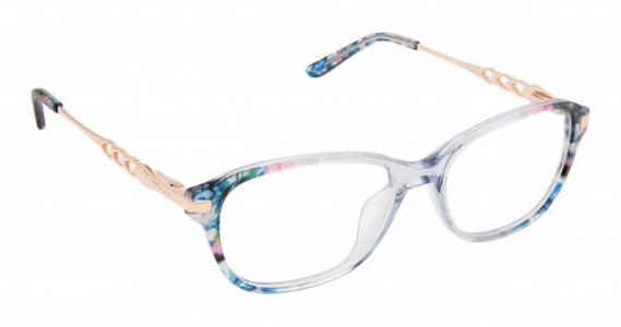 SuperFlex SF-1140T Eyeglasses, S401-BLUE ROSE GOLD