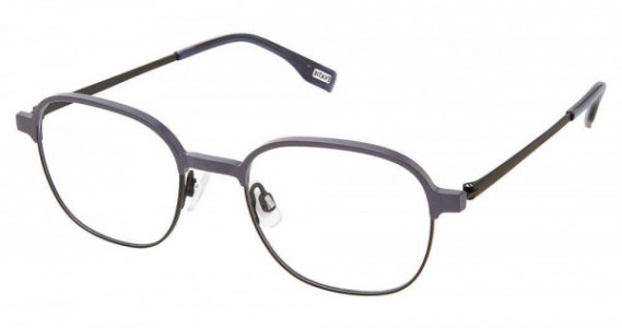 Evatik E-9230 Eyeglasses, M201-NAVY BLACK