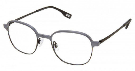 Evatik E-9230 Eyeglasses, M203-STEEL BLACK