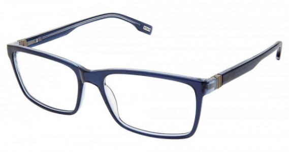 Evatik E-9229 Eyeglasses, S301-NAVY CRYSTAL