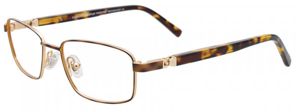 EasyClip EC558 Eyeglasses, 010 - Tortoise & Soft Gold/Tortoise