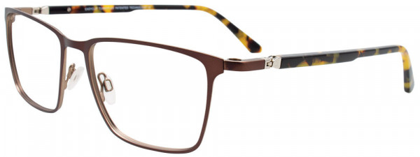EasyClip EC613 Eyeglasses, 010 - Dark Brn & Lt Brn / Tort Brown