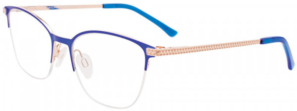 EasyClip EC605 Eyeglasses, 050 - Blue & Pnk Gold/Blue Pnk Gold