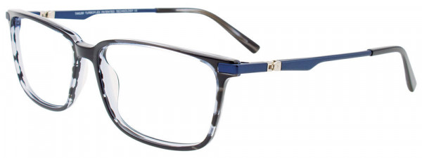 Takumi TK1196 Eyeglasses, 090 - Striped Black/Satin Blue
