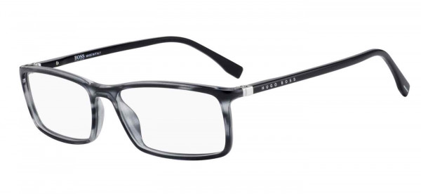 HUGO BOSS Black BOSS 0680/IT Eyeglasses, 02W8 GREY HORN