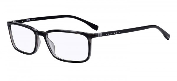 HUGO BOSS Black BOSS 0963/IT Eyeglasses, 0ACI GREY HAVANA