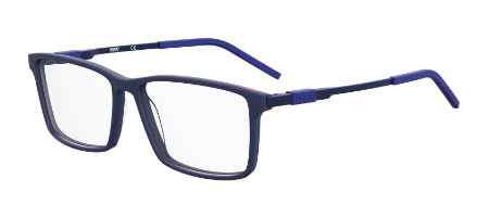 HUGO HG 1102 Eyeglasses, 0FLL MATTE BLUE