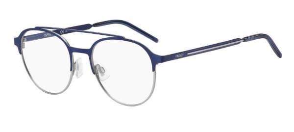 HUGO HG 1156 Eyeglasses, 0KU0 BLUE RUTHENIUM