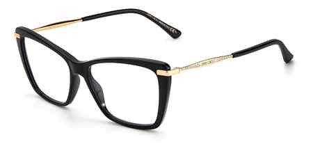 Jimmy Choo Safilo JC297 Eyeglasses, 0807 BLACK