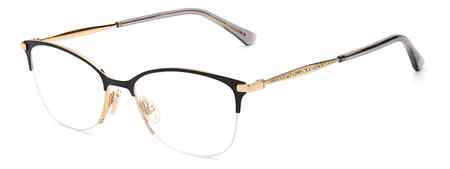 Jimmy Choo Safilo JC300 Eyeglasses, 02M2 BLACK GOLD