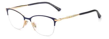 Jimmy Choo Safilo JC300 Eyeglasses, 0LKS GOLD BLUE