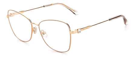 Jimmy Choo Safilo JC304 Eyeglasses, 0PY3 GOLD NUDE