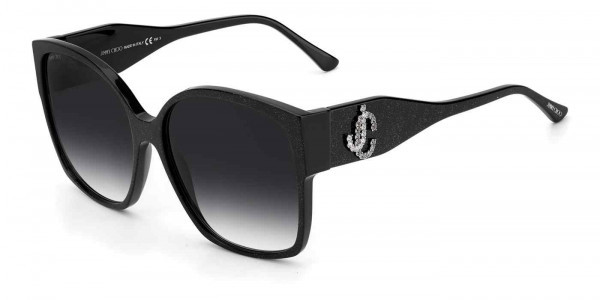 Jimmy Choo Safilo NOEMI/S Sunglasses, 0DXF GLITTER BLACK