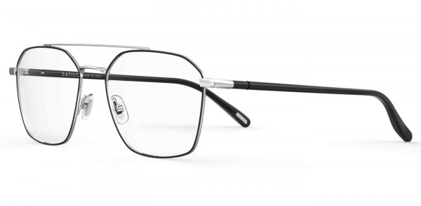 Safilo Design BUSSOLA 09 Eyeglasses, 0BSC BLACK SILVER