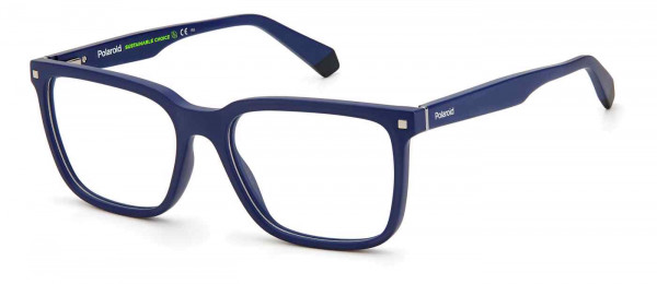 Polaroid Core PLD D436 Eyeglasses, 0FLL MATTE BLUE