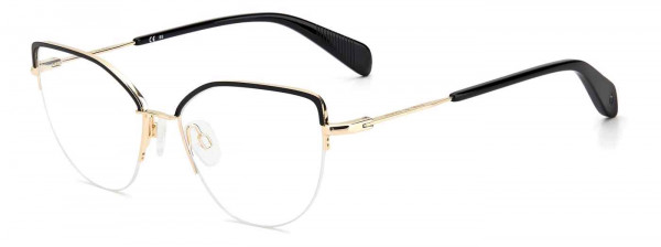 rag & bone RNB3042/G Eyeglasses, 0RHL GOLD BLACK