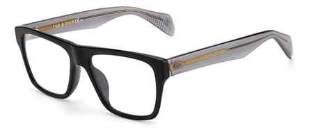 rag & bone RNB7036 Eyeglasses, 008A BLACK GREY