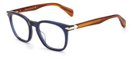 rag & bone RNB7037/G Eyeglasses, 0S9W BLUE BROWN