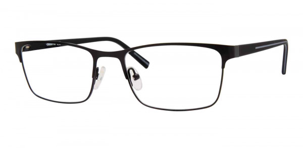 Claiborne CB 257 Eyeglasses, 0003 MTT BLACK