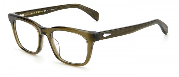 rag & bone RNB8002/G Eyeglasses, 01ED GREEN