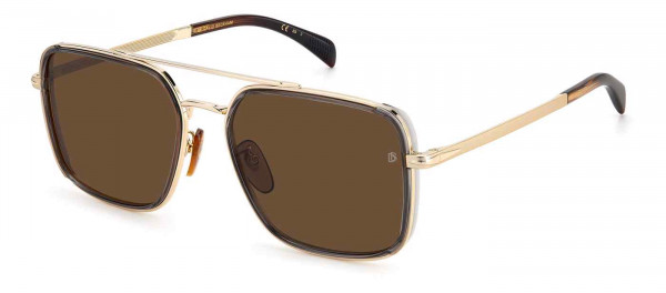 David Beckham DB 7083/G/S Sunglasses, 0FT3 GREY GOLD