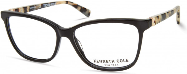 Kenneth Cole New York KC0335 Eyeglasses, 001 - Shiny Black / Coloured Havana